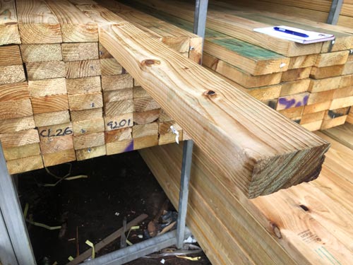 outdoor timber supplies