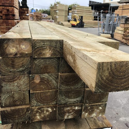 Treated Pine H4 Sawn Fence Post 125x75mm - I Got Wood