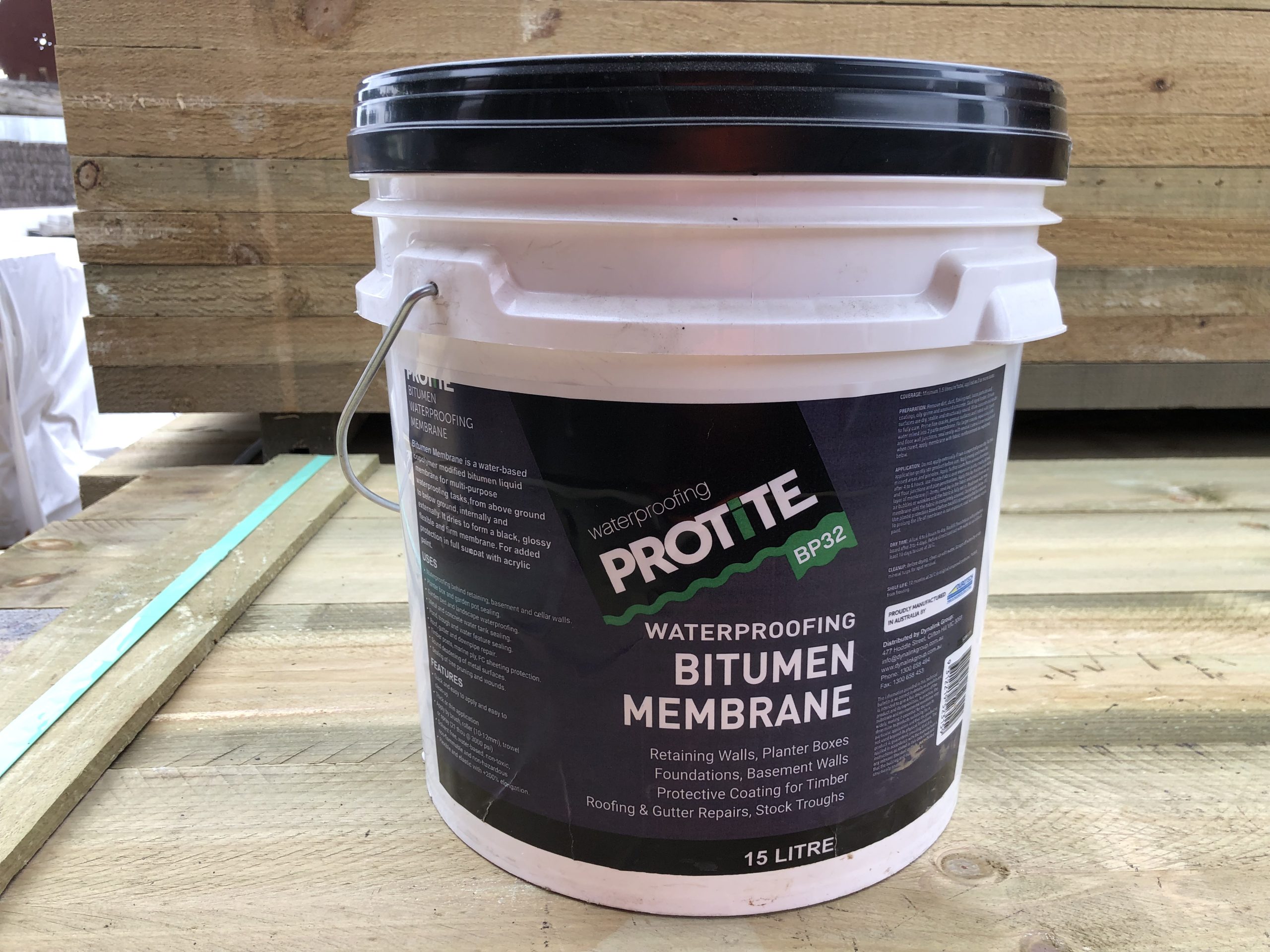 Bitumen Membrane Waterproofing Protite BP32 15 Litre - I Got Wood
