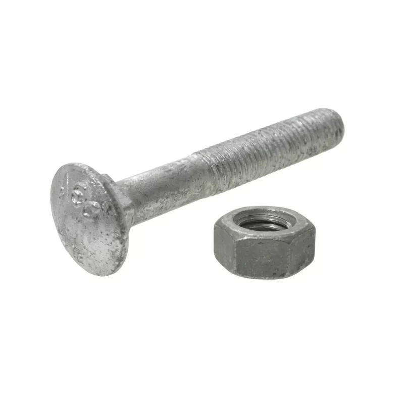galvanised cup head coach bolts
